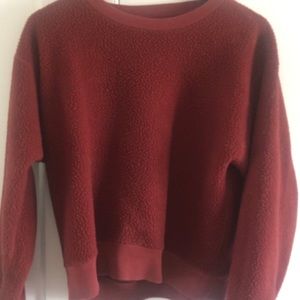 Everlane Renew Fleece Crewneck Sweatshirt Med